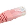24 Pack of 15cm (6-inch) in Pink - Cat5e High Grade 125MHz 24AWG LSZH Patch Cables for 1U Patching