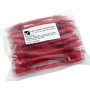 24 Pack of 15cm (6-inch) in Red - Cat6 High Grade 250MHz 24AWG LSZH Patch Cables for 1U Patching