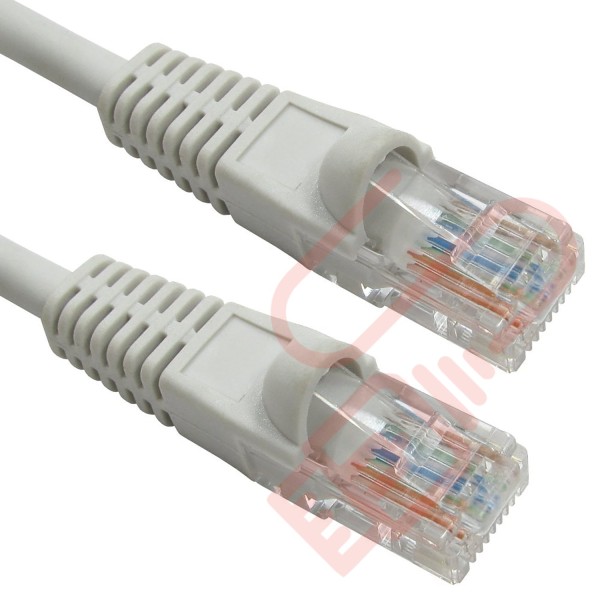 Cat5e Patch Cables Premium RJ45 UTP LSZH Bubble Booted Grey