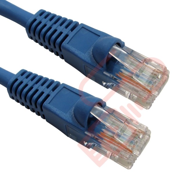 Cat5e Patch Cables Premium RJ45 UTP LSZH Bubble Booted Blue