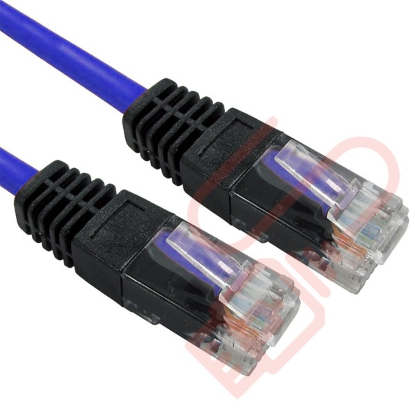 Cat5e Patch Cables Crossover RJ45 UTP PVC Blue