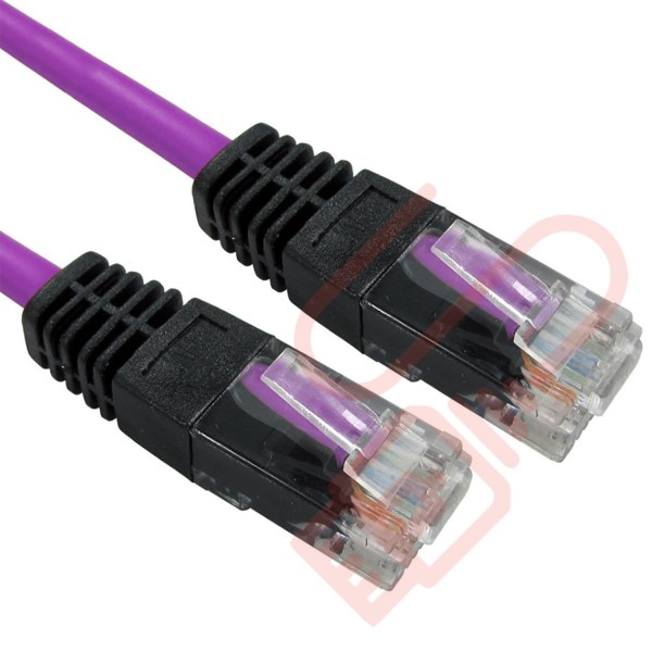 Cat5e Patch Cables Crossover RJ45 UTP PVC Purple