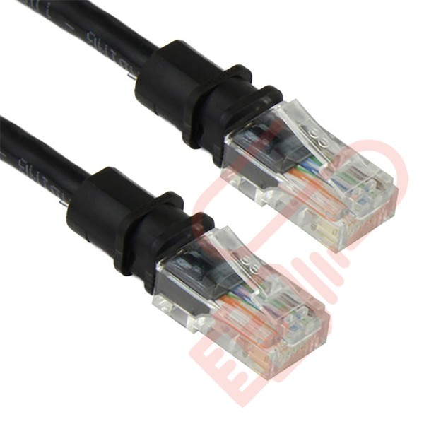 Patchsee Cat5e Patch Cables RJ45 UTP PVC Black