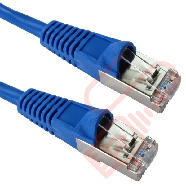 Cat5e Patch Cables Enhanced RJ45 F/UTP PVC Bubble Booted Blue