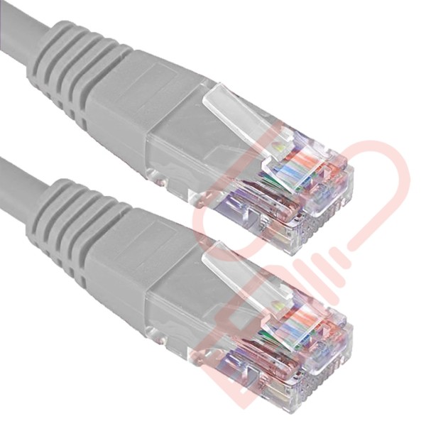 Cat5e Patch Cables Enhanced RJ45 UTP PVC Flush Booted Grey