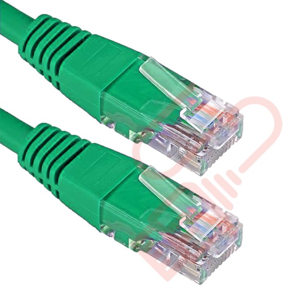 Cat5e Patch Cables Enhanced RJ45 UTP PVC Flush Booted Green