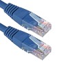 Cat5e Patch Cables Enhanced RJ45 UTP PVC Flush Booted Blue