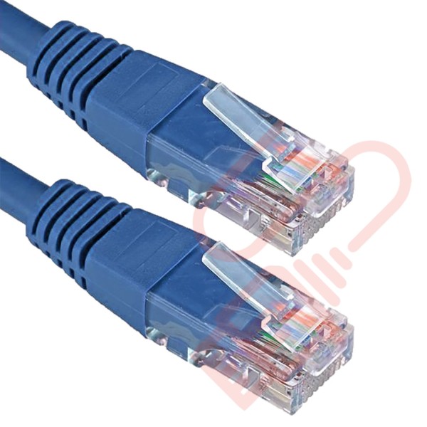 Cat5e Patch Cables Enhanced RJ45 UTP PVC Flush Booted Blue
