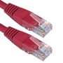 Cat5e Patch Cables Enhanced RJ45 UTP PVC Flush Booted Red