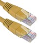 Cat5e Patch Cables Enhanced RJ45 UTP PVC Flush Booted Yellow