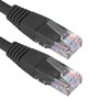 Cat5e Patch Cables Enhanced RJ45 UTP PVC Flush Booted Black