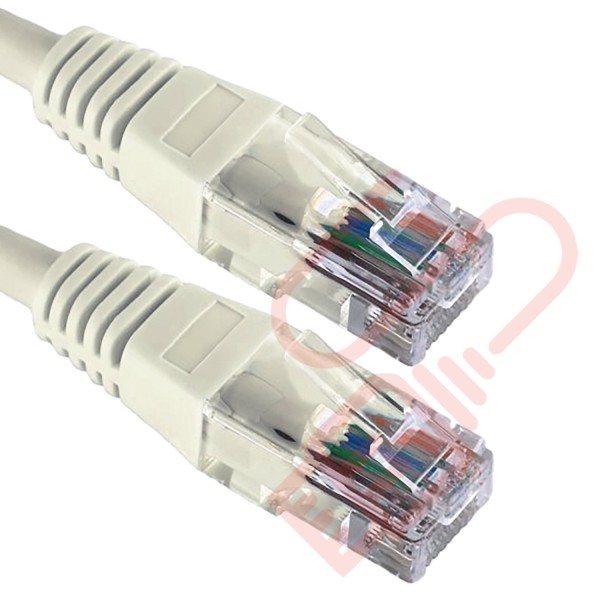 Cat5e Patch Cables Enhanced RJ45 UTP PVC Flush Booted White
