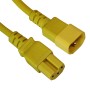 C14 to C15 HOT Condition Power Cables Yellow