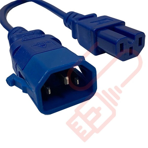 C15 to C14 P-Lock Power Cable Blue