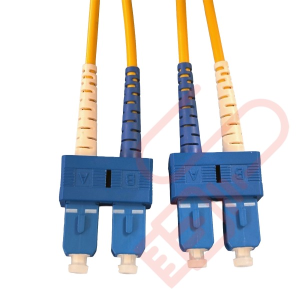 OS2 SC to SC Fibre Patch Cables Singlemode Yellow