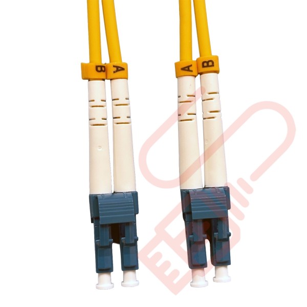 OS2 LC to LC Fibre Patch Cables Singlemode Yellow