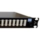 1U LC Duplex Sliding Patch Panel Loaded With 48 LC Duplex Multimode Adaptors