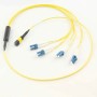 OS2 MPO/MTP to 4x LC Duplex Breakout Harness (fan out) Assembly