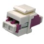 Multimode LC Duplex Fibre Keystone Jack