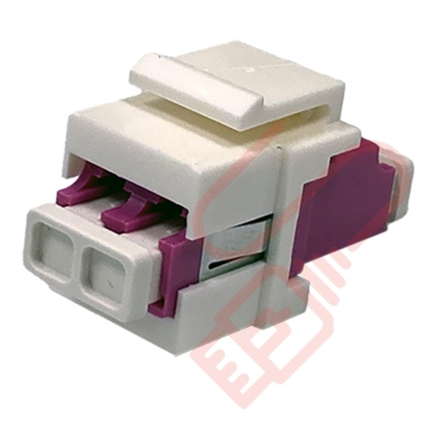 Multimode LC Duplex Fibre Keystone Jack