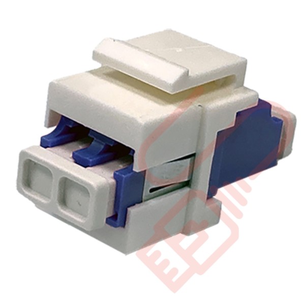 Singlemode LC Duplex Fibre Keystone Jack