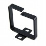 75mm x 75mm Bolt-on Cable Management Ring Black