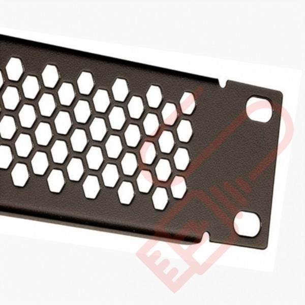 1U Vented Blanking Panel 19" Metal