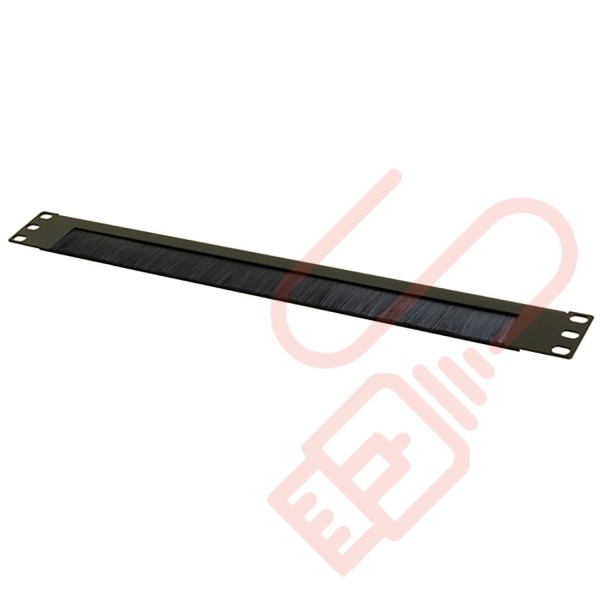 1U Half Open Style Brush Strip Panel