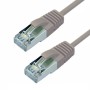 Cat6a Slim U/FTP Small Diameter Snagless Booted Patch Cables Grey