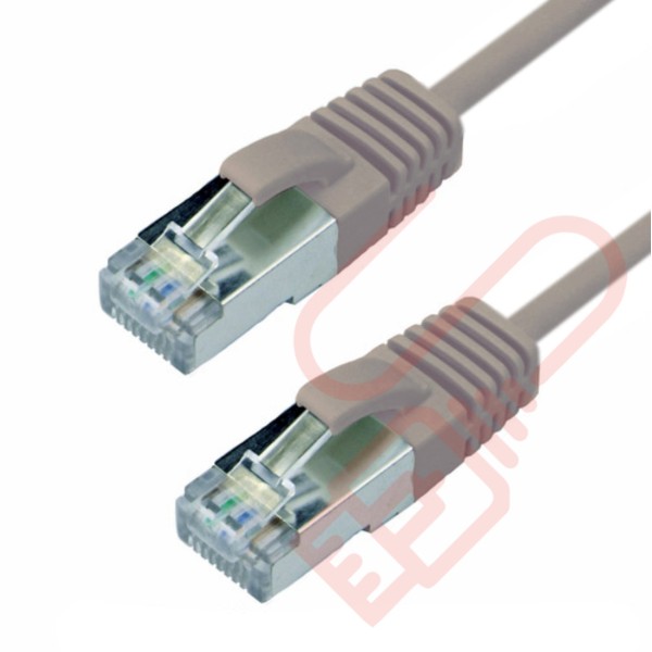 Cat6a Slim U/FTP Small Diameter Snagless Booted Patch Cables Grey