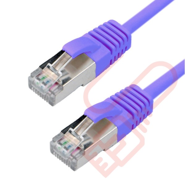 Cat6a Slim U/FTP Small Diameter Snagless Booted Patch Cables Blue