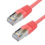 Cat6a Slim U/FTP Small Diameter Snagless Booted Patch Cables Red
