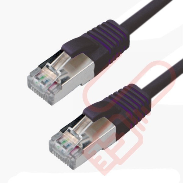 Cat6a Slim U/FTP Small Diameter Snagless Booted Patch Cables Black