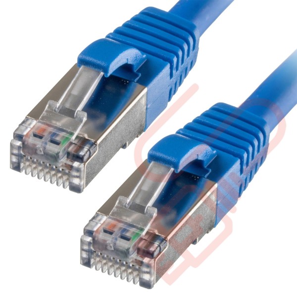 Cat6a Patch Cables RJ45 S/FTP (10G) Premium LSZH Snagless Booted Blue