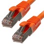 Cat6a Patch Cables RJ45 S/FTP (10G) Premium LSZH Snagless Booted Orange