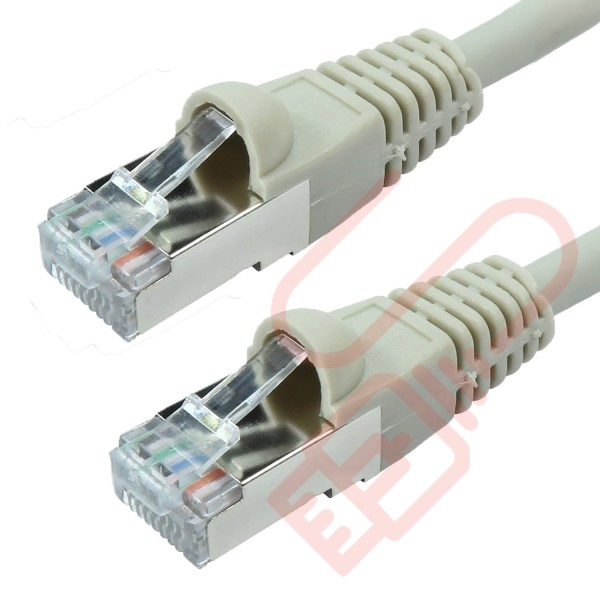 Cat6a Patch Cables RJ45 S/FTP (10G) Premium LSZH Bubble Booted Grey