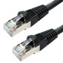 Cat6a Patch Cables RJ45 S/FTP (10G) Premium LSZH Bubble Booted Black