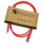 Cat6 Slim U/UTP Small Diameter Snagless Booted Patch Cables Red