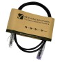 Cat6 Slim U/UTP Small Diameter Snagless Booted Patch Cables Black