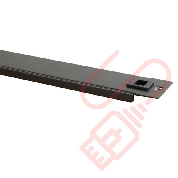 1U Toolless Blanking Panel 19" Metal Black