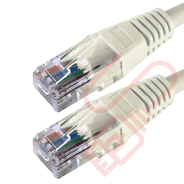 Cat6 Patch Cables RJ45 UTP High Grade PVC Flush Booted White