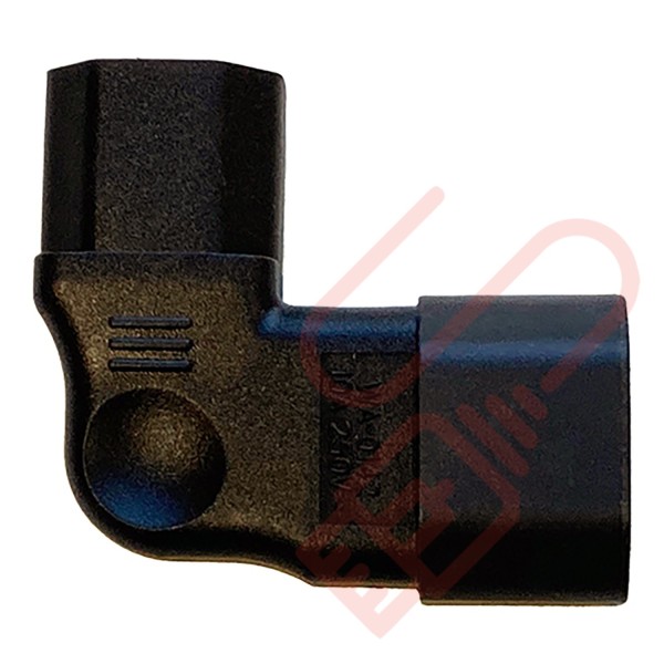 IEC Right Angled C14 Male to C13 Female Power Adapter