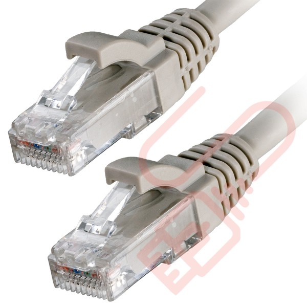 Cat6 Patch Cables RJ45 UTP Premium LSZH Snagless Booted Grey