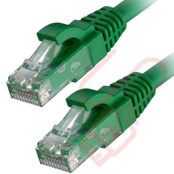 Cat6 Patch Cables RJ45 UTP Premium LSZH Snagless Booted Green