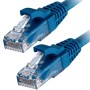 Cat6 Patch Cables RJ45 UTP Premium LSZH Snagless Booted  Blue