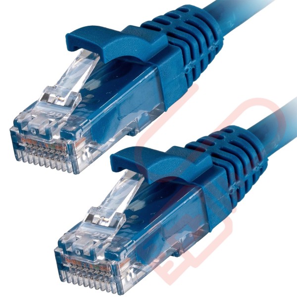 Cat6 Patch Cables RJ45 UTP Premium LSZH Snagless Booted  Blue
