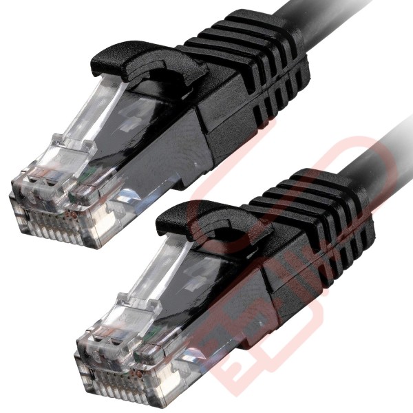 Cat6 Patch Cables RJ45 UTP Premium LSZH Snagless Booted Black