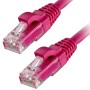 Cat6 Patch Cables RJ45 UTP Premium LSZH Snagless Booted Pink