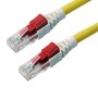 Lockable Cat6 Patch Cables RJ45 UTP LSZH Yellow