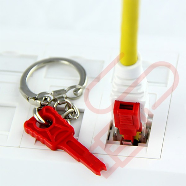 Lockable Cat6 RJ45 LSZH Patch Cables Yellow|Networking Cables